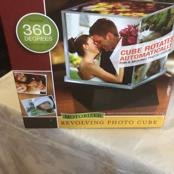 Sarah Peyton Home 360 revolving photo cube - Picture 2 of 2